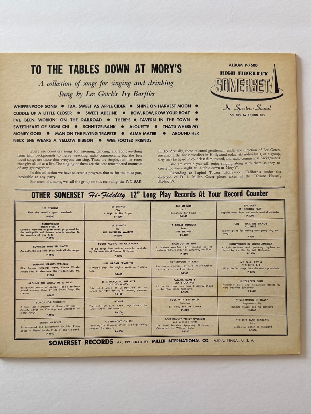 Any 3 for $50-Vintage barroom songs. Vinyl record. - Picture 2 of 4
